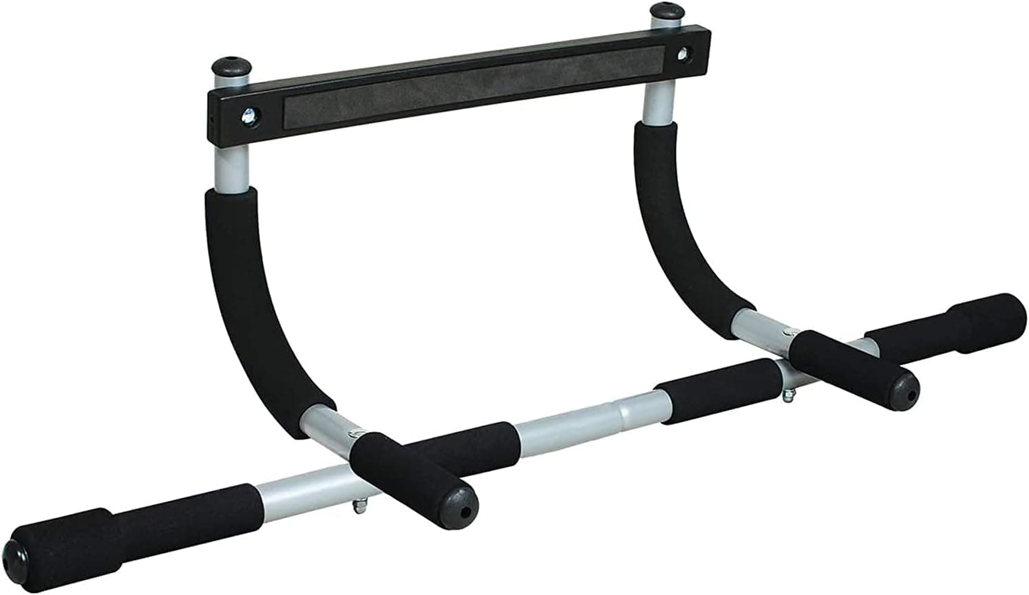 Iron Gym Pull-Up Bar - Total Upper Body Workout Bar for Doorway, Adjustable Width, No Screws