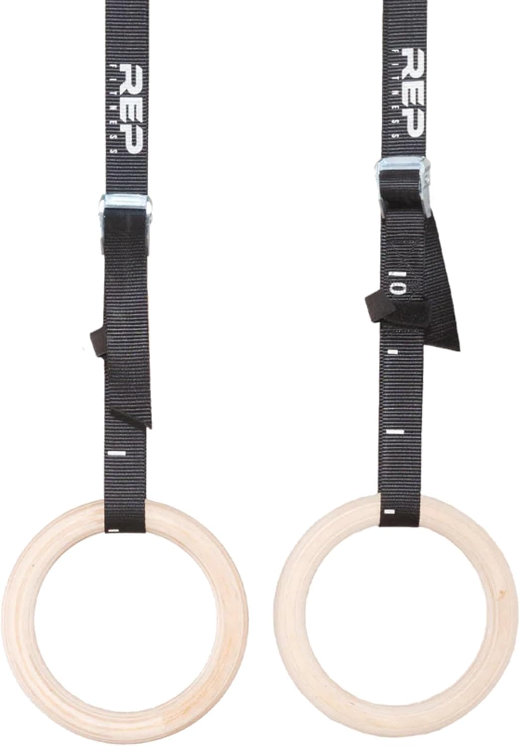 Rep Fitness Gymnastic Rings with Numbered Straps