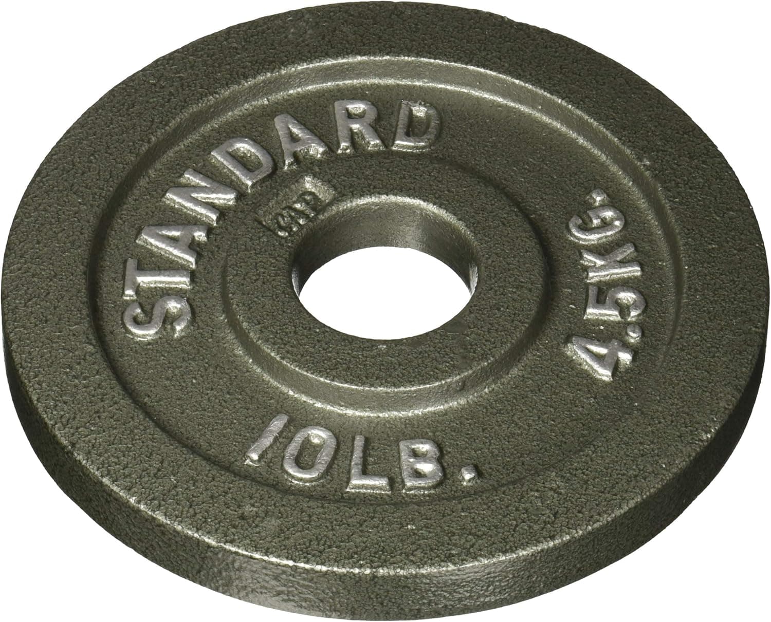 CAP Barbell Olympic 2-Inch Weight Plate, Black, Single