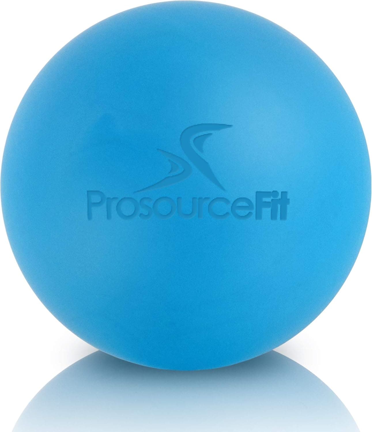 ProsourceFit Lacrosse Massage Ball for Self-Myofascial Release, Muscle Mobility, Post-Workout Recovery, Blue