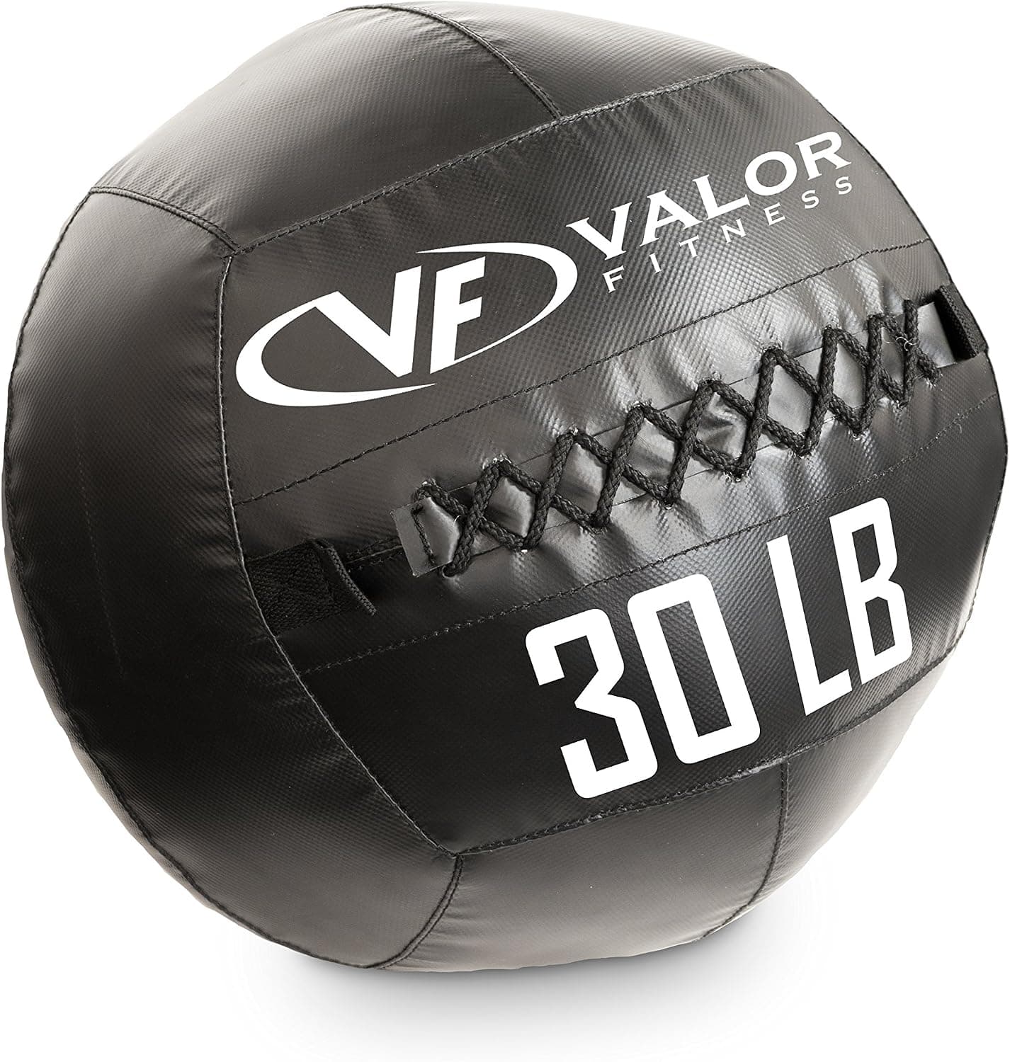 Valor Fitness Wall Ball Pro Heavy Duty Weighted Medicine Ball, 30 lb