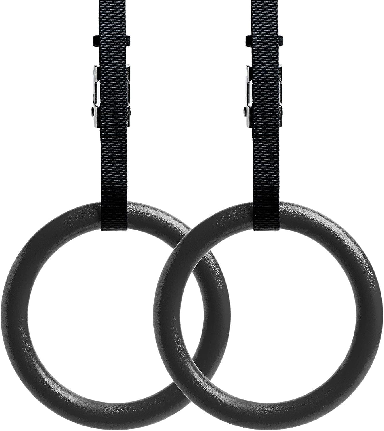 REEHUT Gymnastic Rings with Adjustable Buckle Straps