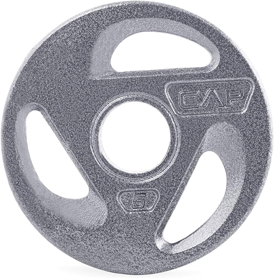 CAP Barbell 2-Inch Olympic Grip Weight Plate, Gray, Single