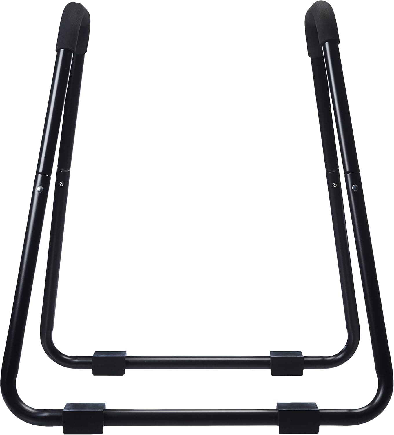 Amazon Basics Dip Bar Station, Portable Strength Training Stand for Tricep Dips & Calisthenics, Home Gym, 661 lb Weight Capacity, Black