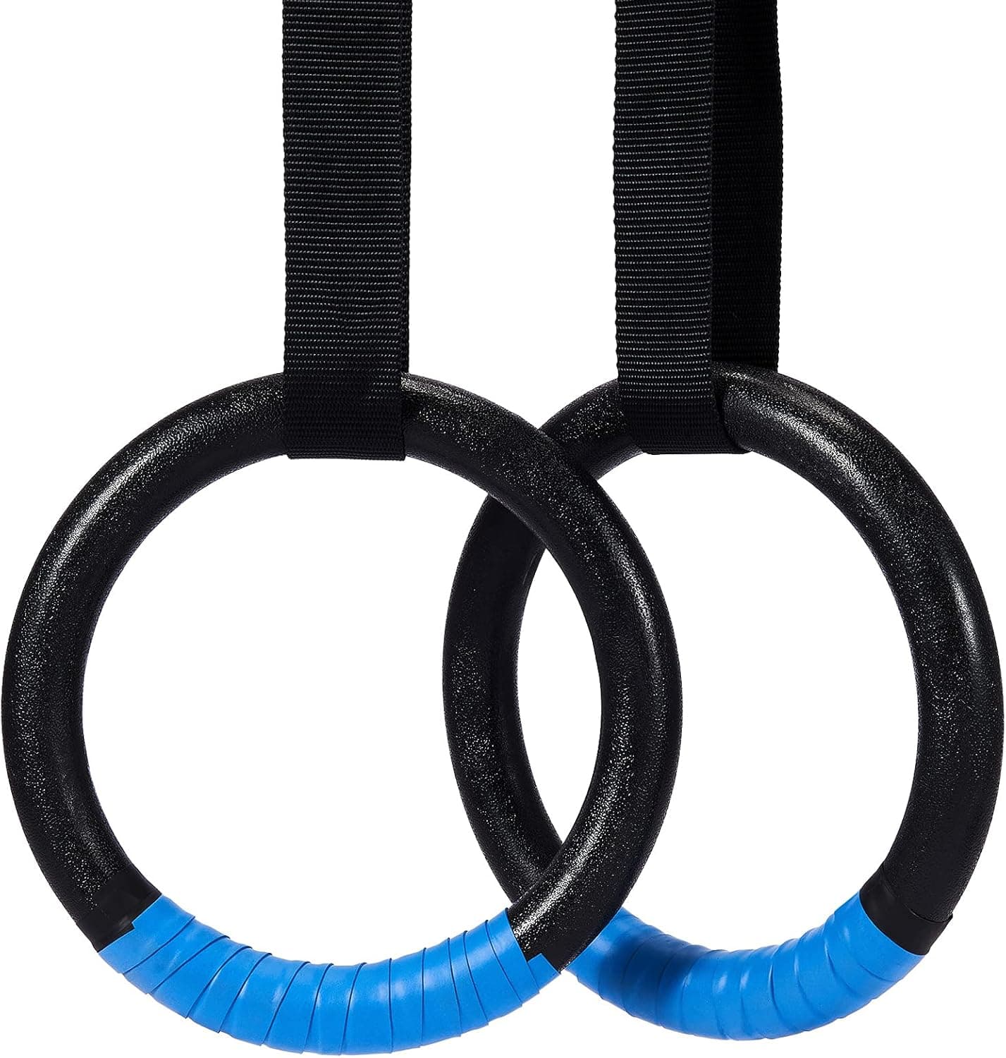 ZELUS Gymnastic Rings with Adjustable Buckle Straps