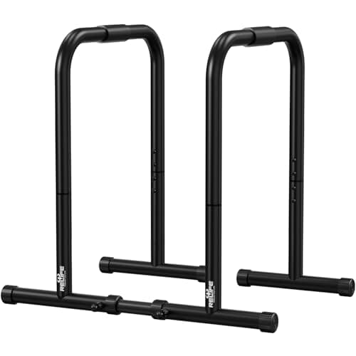 RELIFE REBUILD YOUR LIFE Dip Bar for Home Gym Training 400LBS Parallel Bars | Dip Station Heavy Duty Parallette & Parallel Bars, Sturdy Dip Stands Body Workout Fitness Calisthenics Workout Equipment