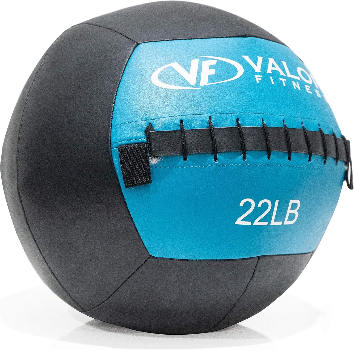 Valor Fitness Wall Ball Weighted Medicine Workout Ball, 22 lb