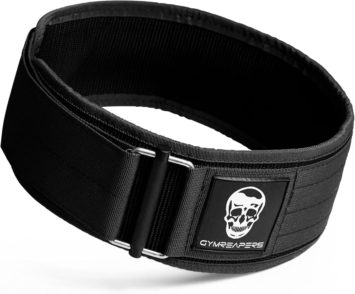 Gymreapers Quick Locking Weight Lifting Belt, 4 Inch Neoprene Metal Buckle