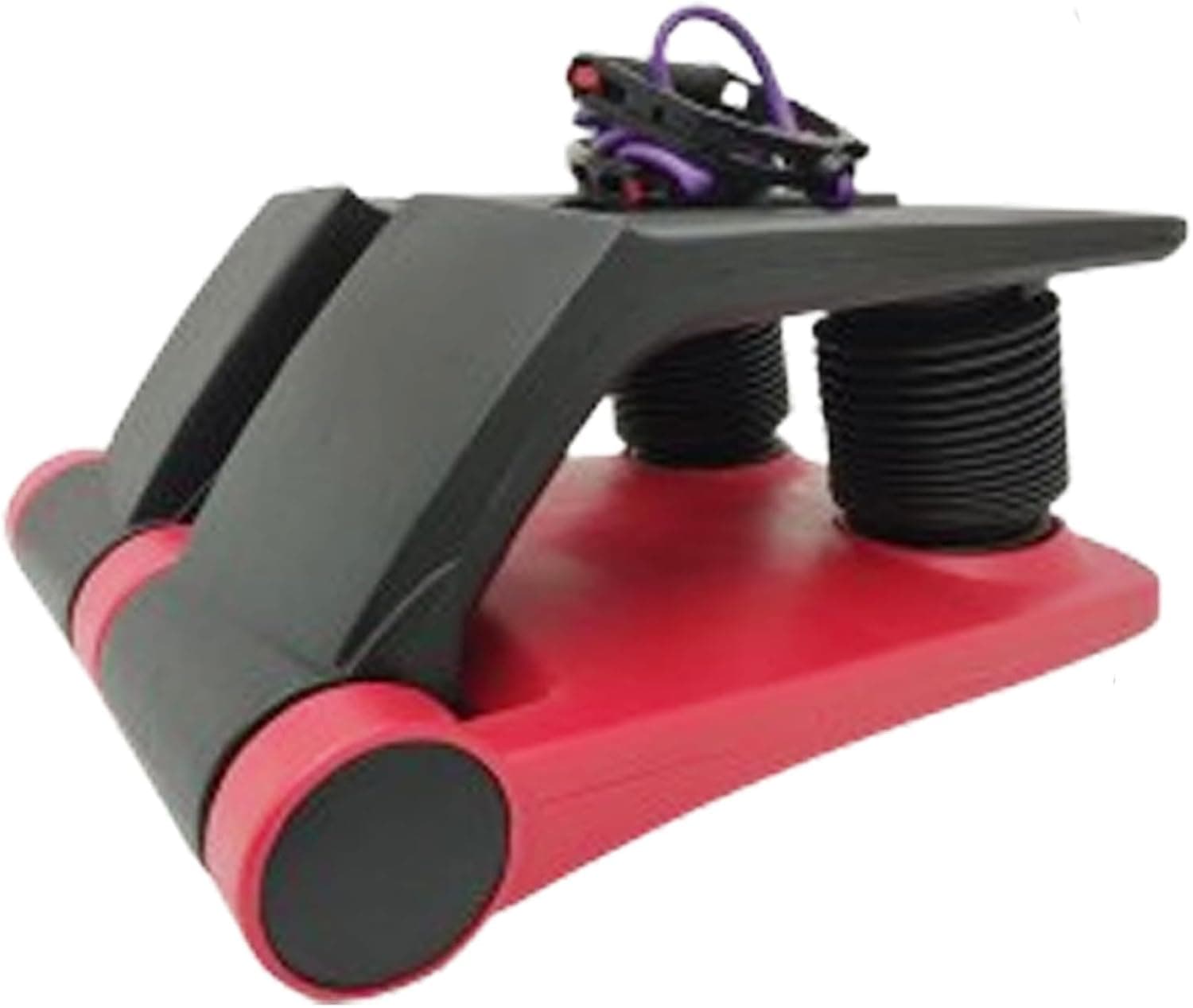 INTBUYING Mini Twist Stepper for Exercise Workout at Home with Resistance Bands, Quiet Step Mac