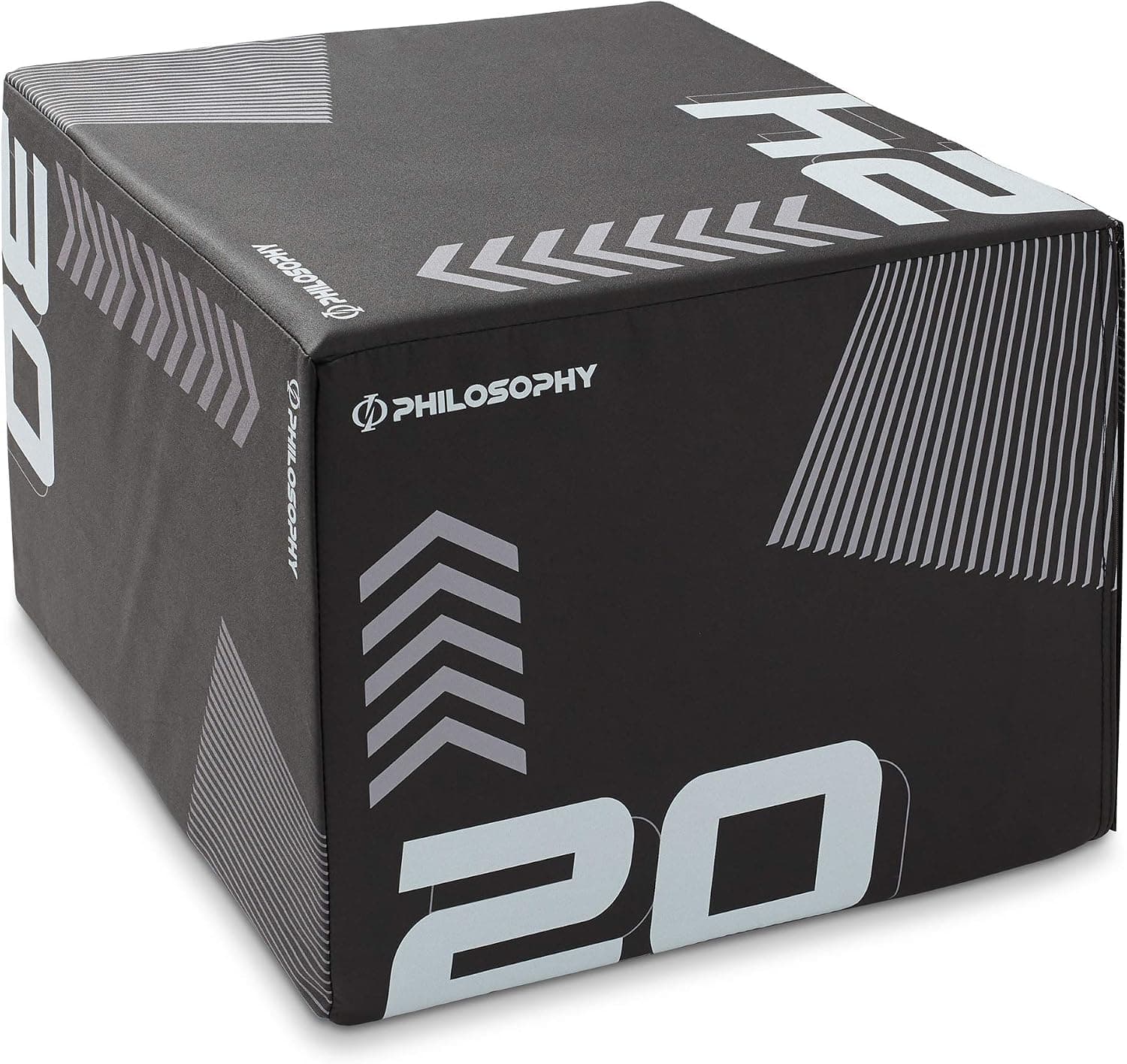 Philosophy Gym 3-in-1 Foam Plyo Box 20" x 24" x 30", Soft Plyometric Jump Box