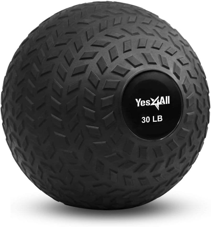 Yes4All Upgraded Fitness Slam Workout Ball, 20 LB