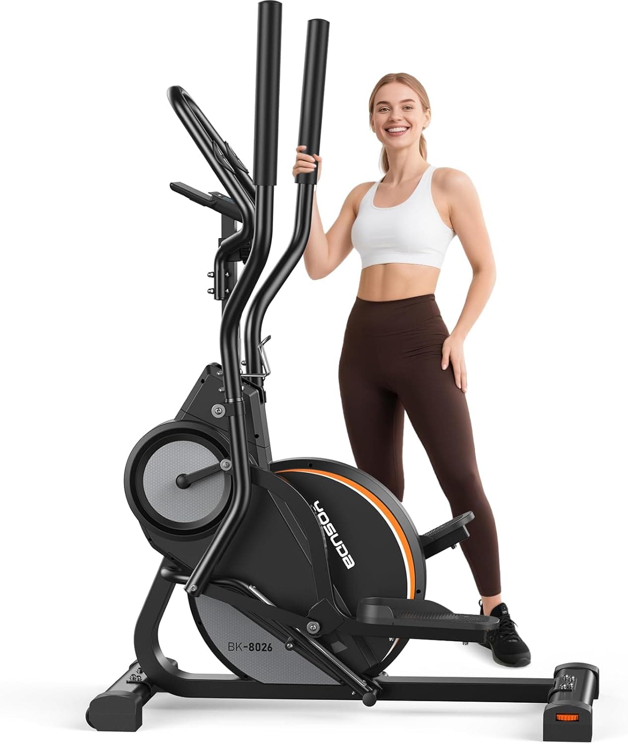 YOSUDA Elliptical Exercise Machine, Compact 3-in-1 (Elliptical + Cardio Climber + Stair Stepper