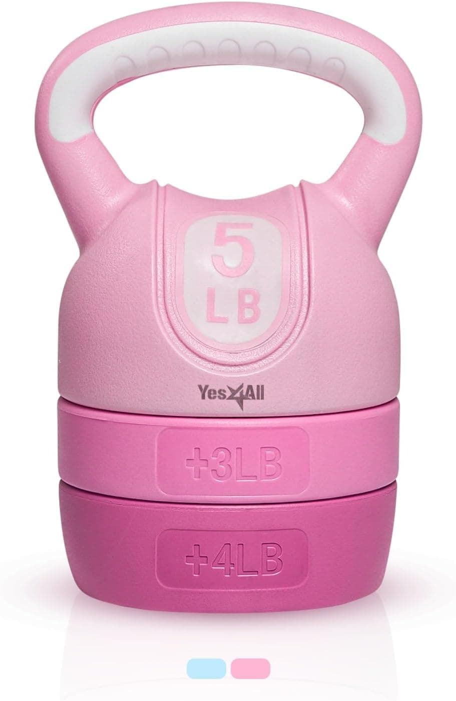 Yes4All Adjustable Kettlebell Set for Strength Training