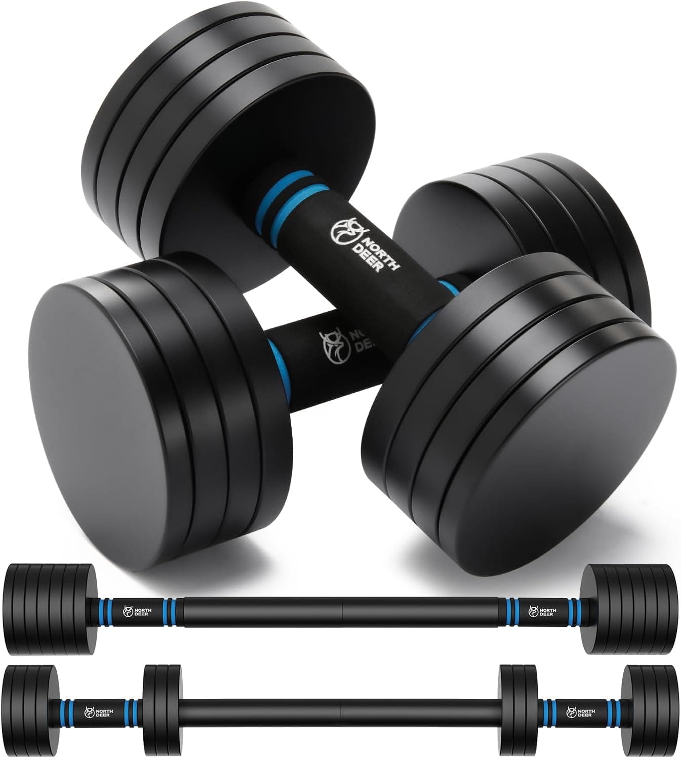 Northdeer Adjustable Steel Dumbbell Set