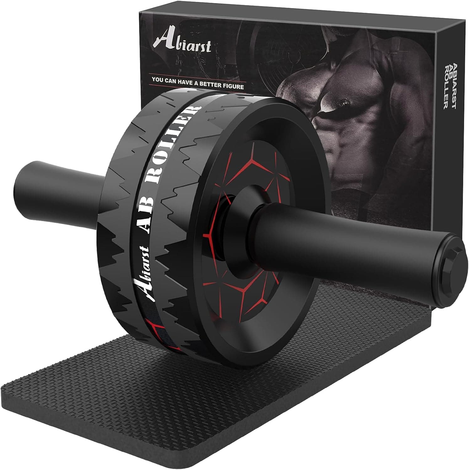 Abiarst Ab Roller Wheel, Abs Workout Equipment for Core Strength