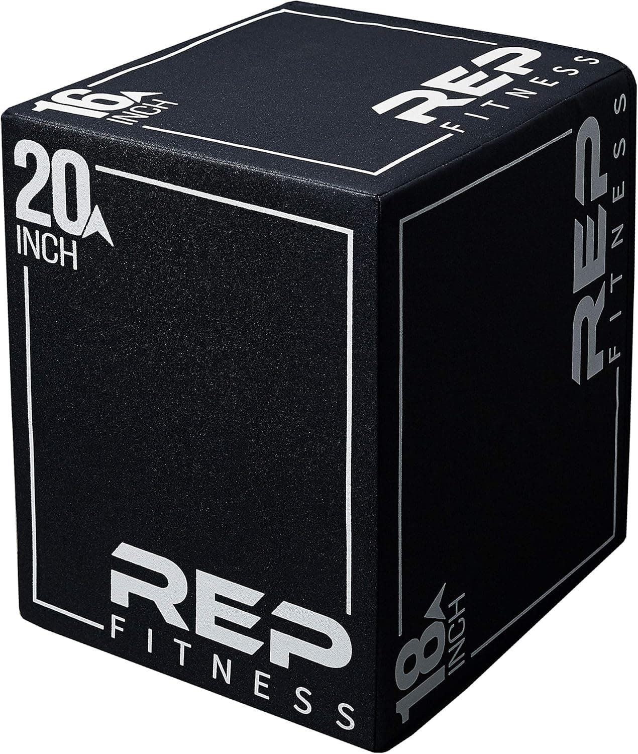 REP Soft Plyo Box 20 inch 3-in-1 Foam Jump Box, Adjustable Height