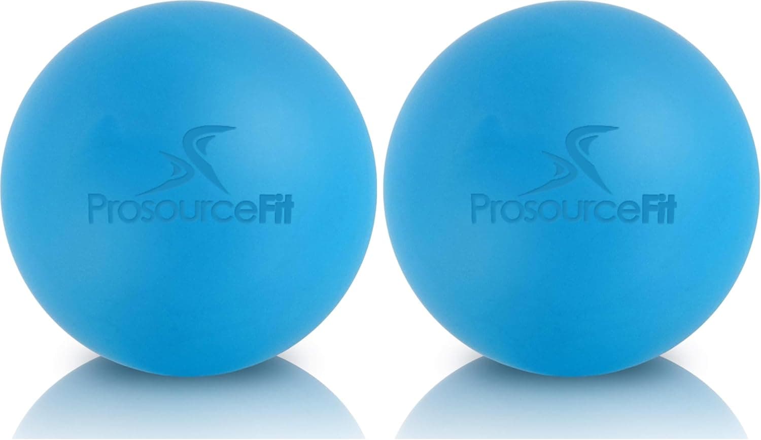ProsourceFit Lacrosse Massage Ball for Self-Myofascial Release, Deep Tissue Massage, Post-Workout Recovery (Pack of 2)