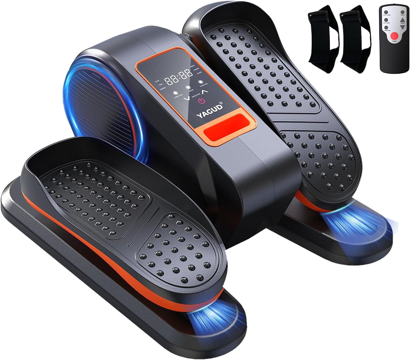 Yagud Under Desk Machine, Electric Elliptical Leg Exerciser for Senior, 13 Adjustable Speeds, Q