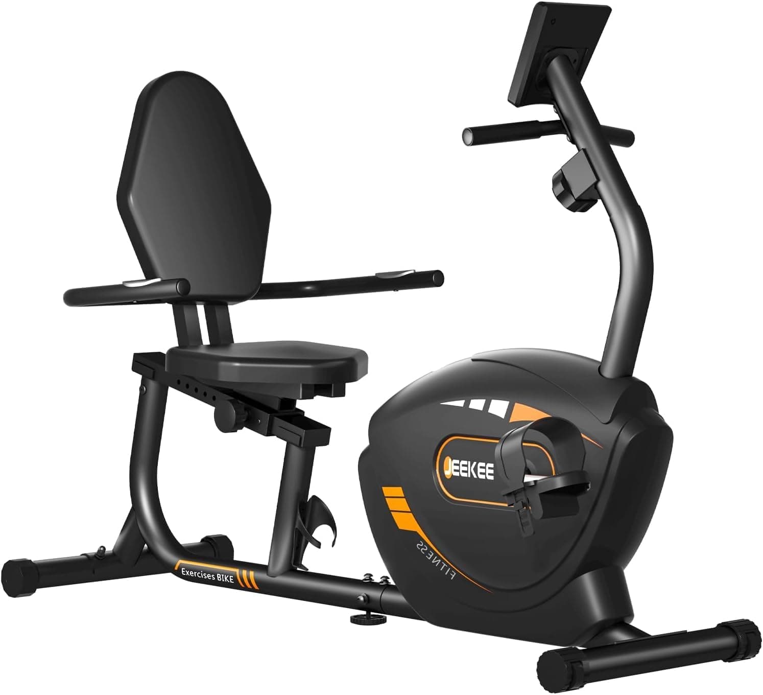 JEEKEE Recumbent Exercise Bike for Seniors 400lb