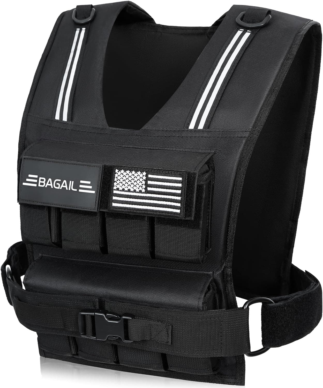 BAGAIL Weighted Vest Men, 20/30/40lb Adjustable Weight Vest