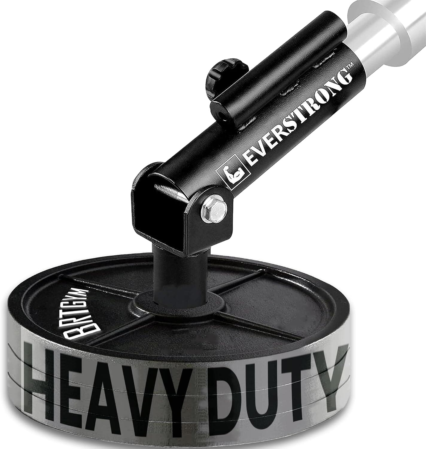 EVERSTRONG 1 inch and 2 inch Landmine Base Gym Equipment - T Bar Row Landmine Attachment for Barbell - Home or Small Spaces - T Bar Row Platform for Deadlift Squat Tricep Exercises