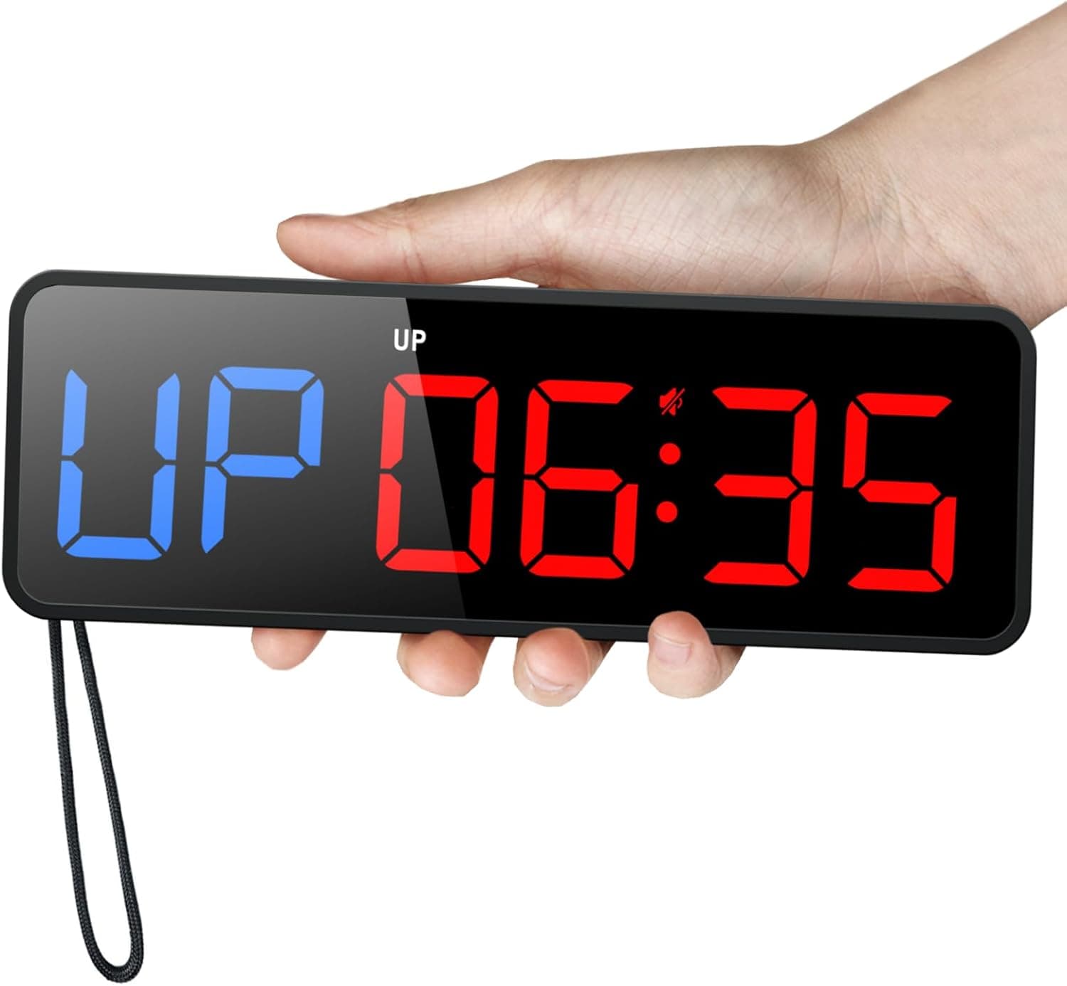 Acedeck Portable Gym Timer Clock, Fitness Digital Clock with Magnet