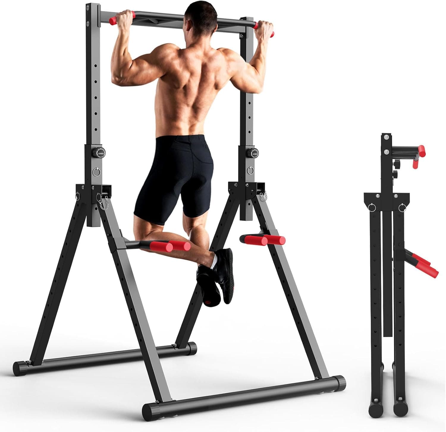 SERTT Foldable Power Tower Dip Station