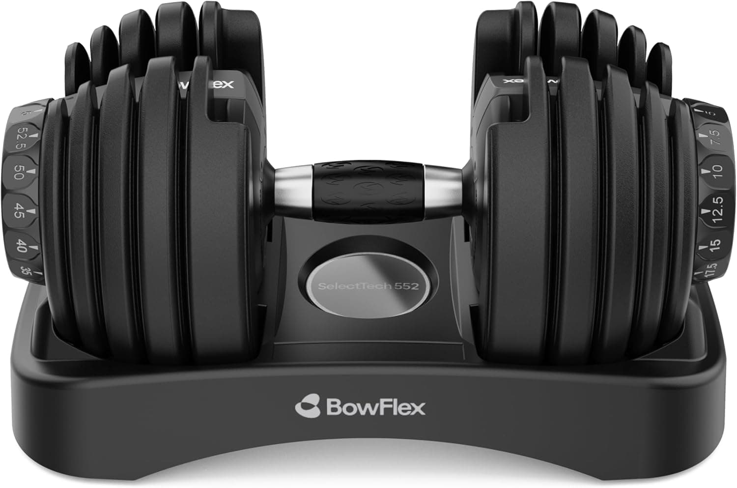 BowFlex SelectTech 552 Adjustable Dumbbell 5-52.5 lb (single, Results Series)