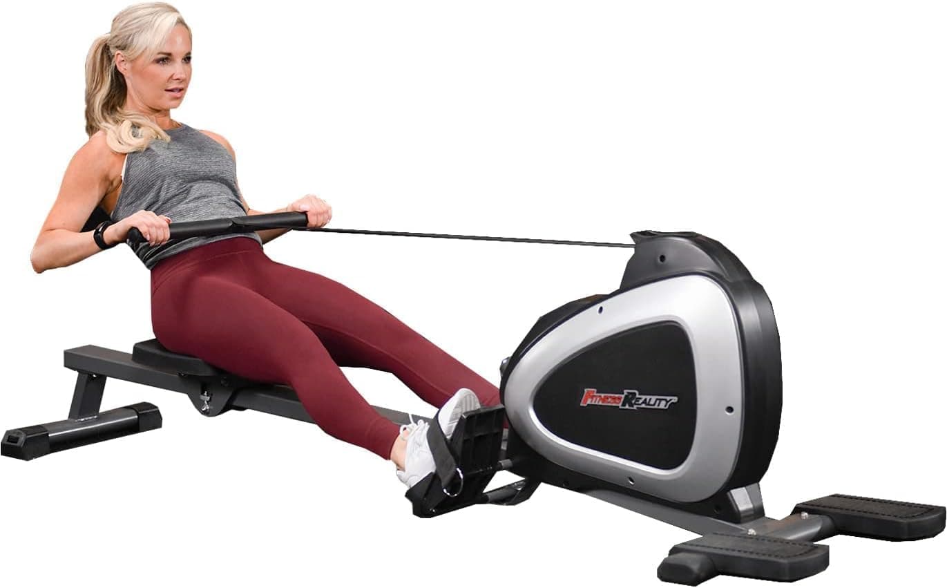 Fitness Reality 1000 Plus Magnetic Rowing Machine (Bluetooth, Foldable)