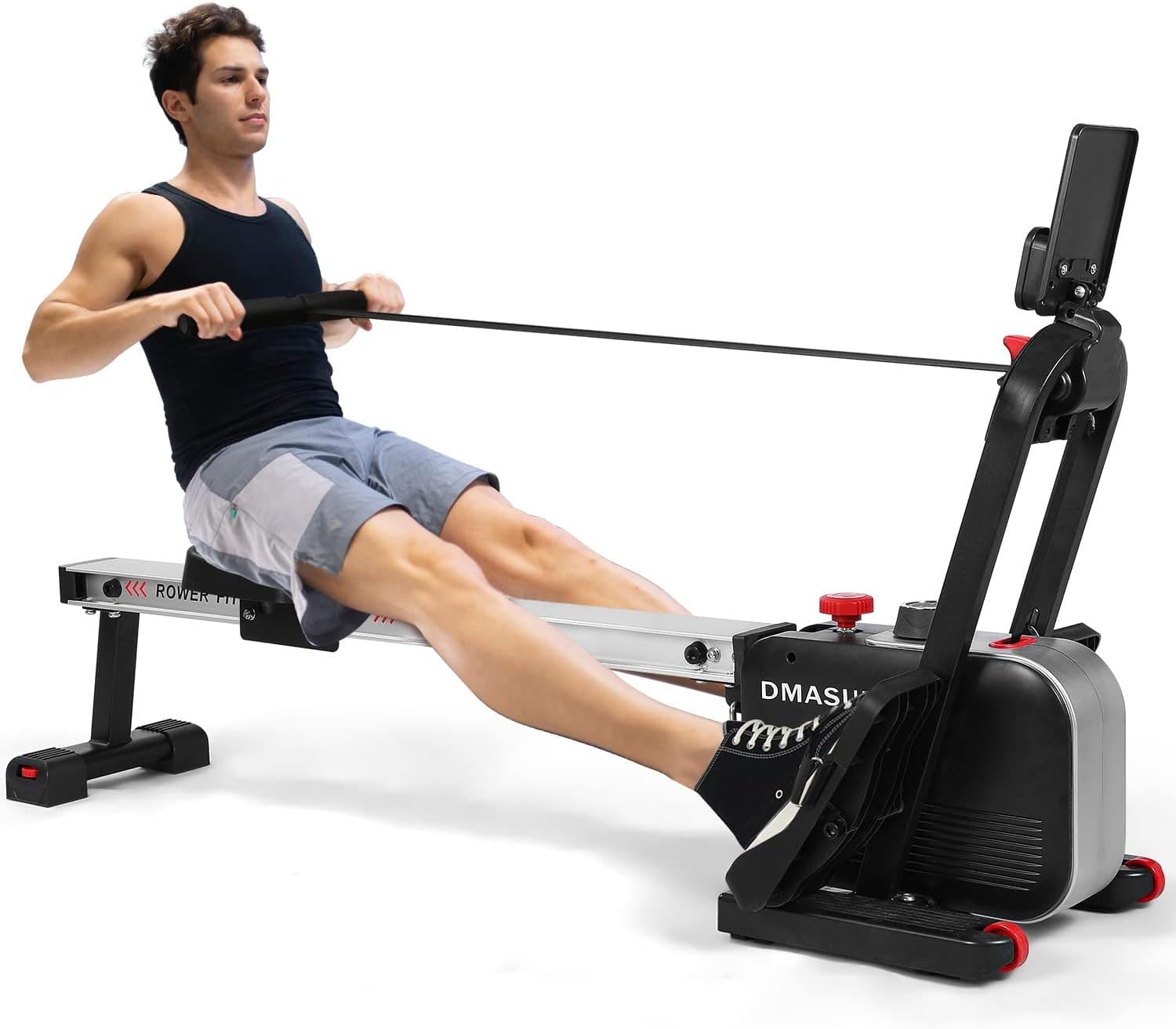 DMASUN Magnetic Rowing Machine (16 Levels, Foldable, 350 lb)