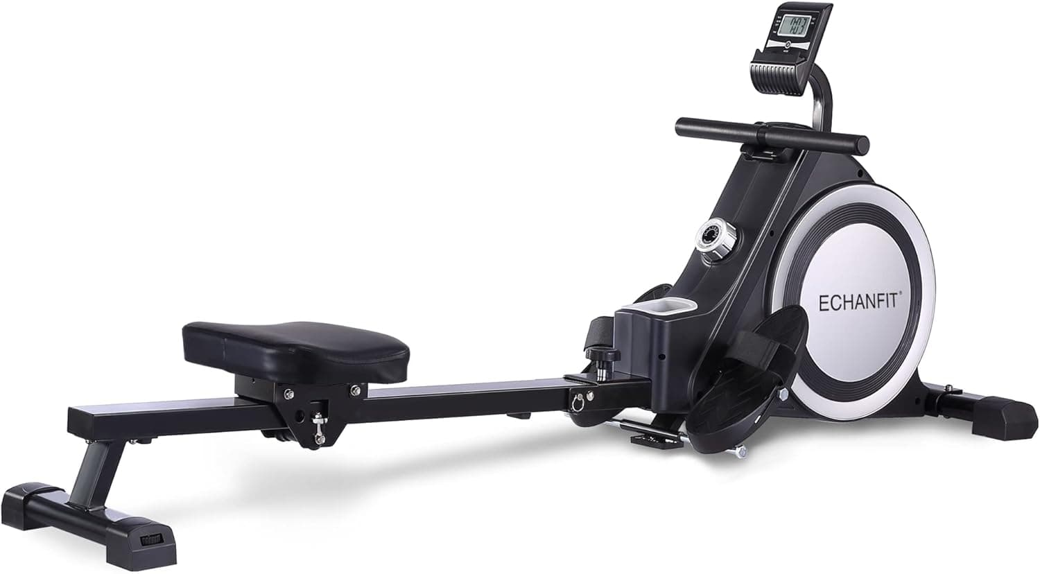 ECHANFIT Magnetic Rowing Machine (Bluetooth, Foldable)