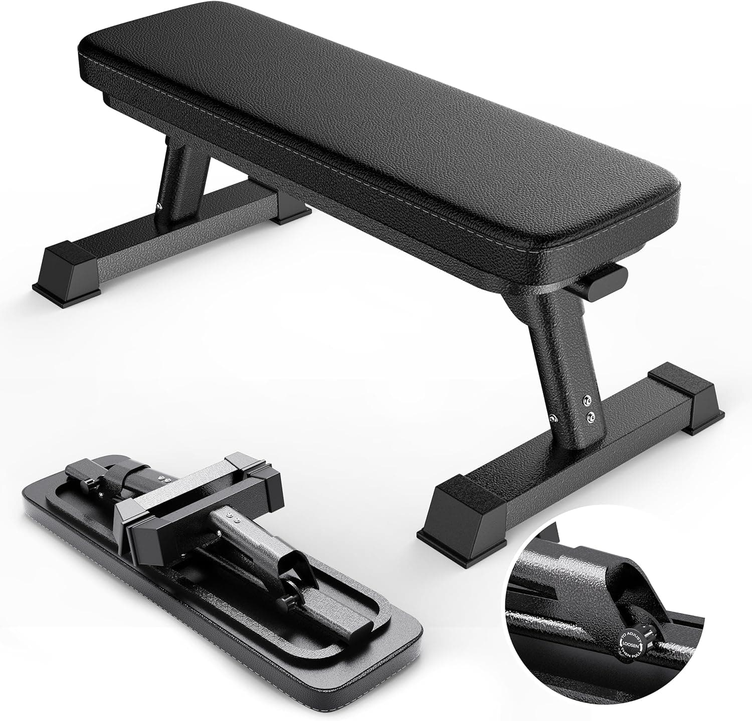 Finer Form Gym-Quality Foldable Flat Bench