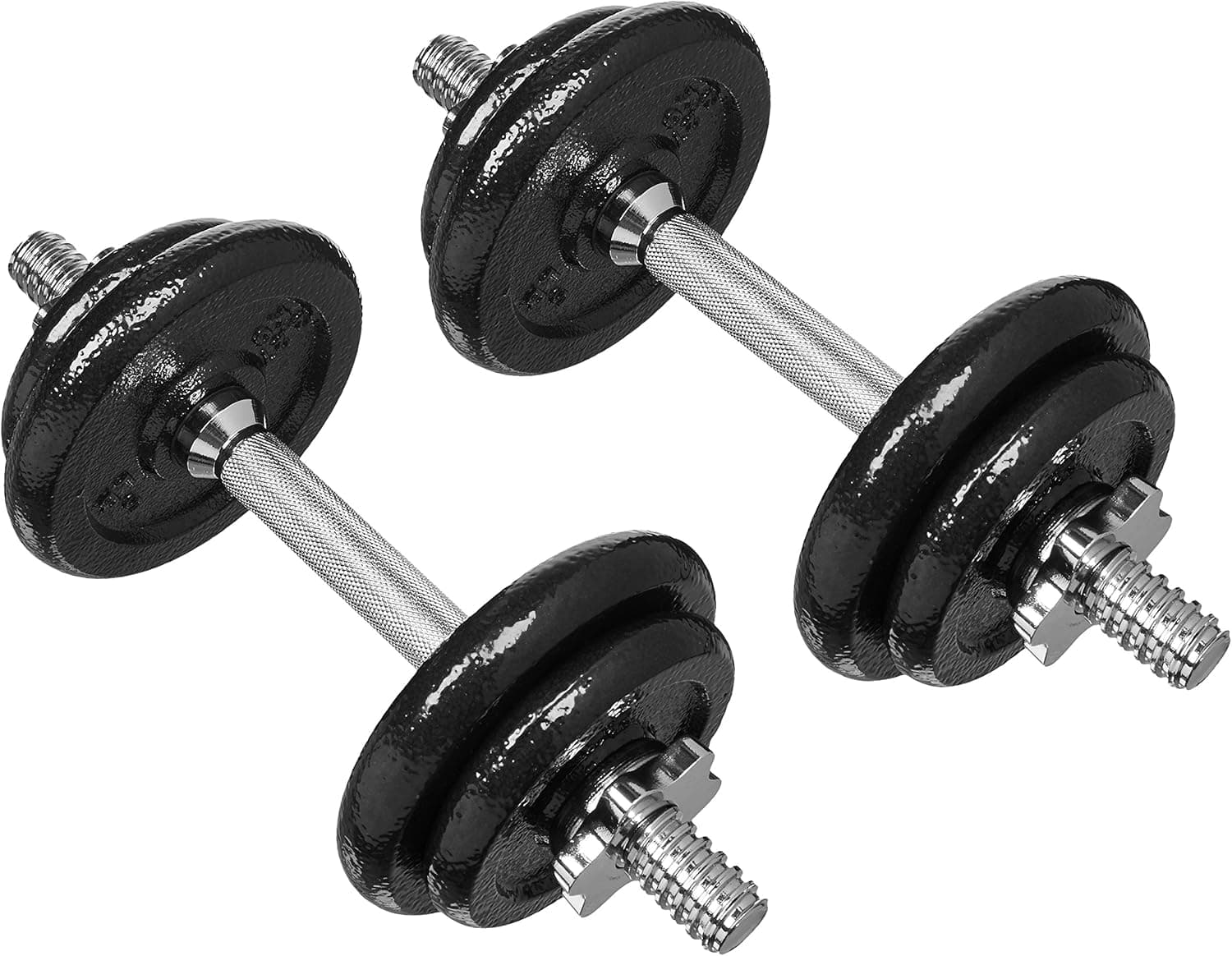 Amazon Basics Adjustable Dumbbell Set 38 lb with Case (pair)