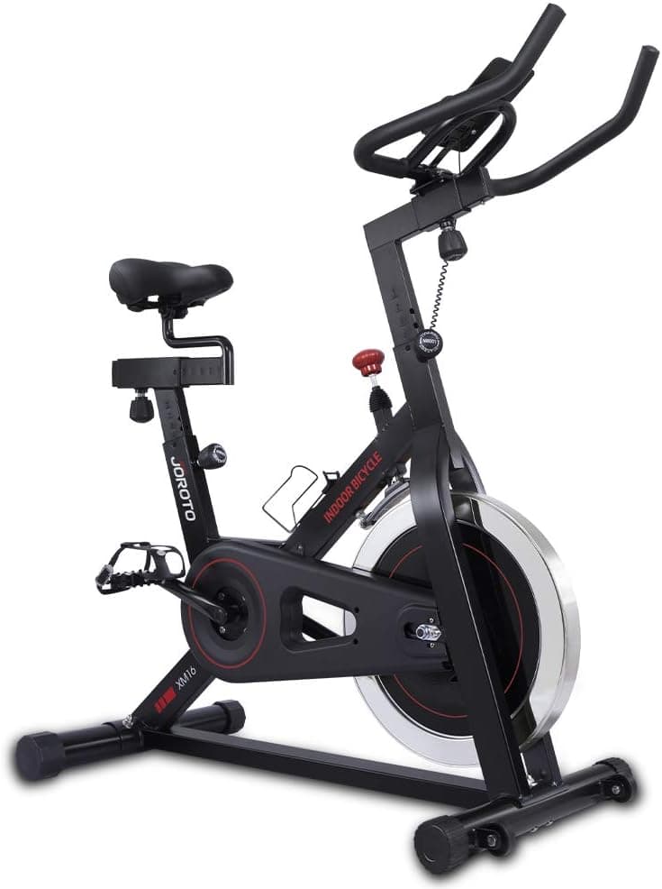 JOROTO XM16 Magnetic Belt Drive Indoor Cycling Bike (300 lb Capacity)