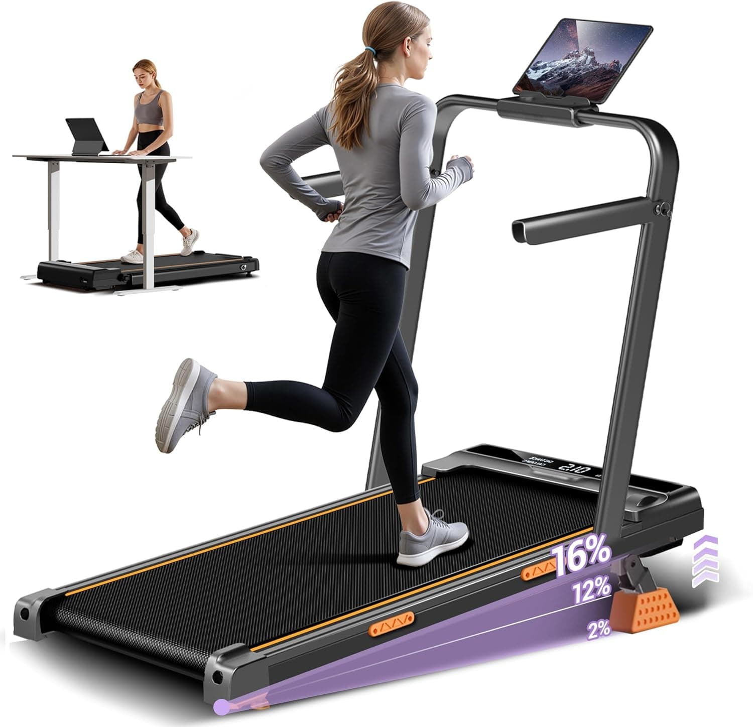 Cursor Fitness X5F 16% Incline Walking Pad